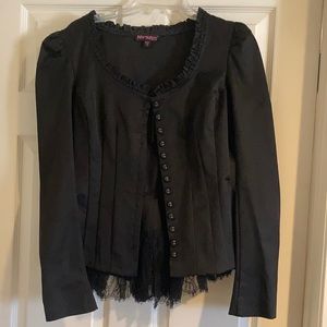 Betsey Johnson corseted jacket